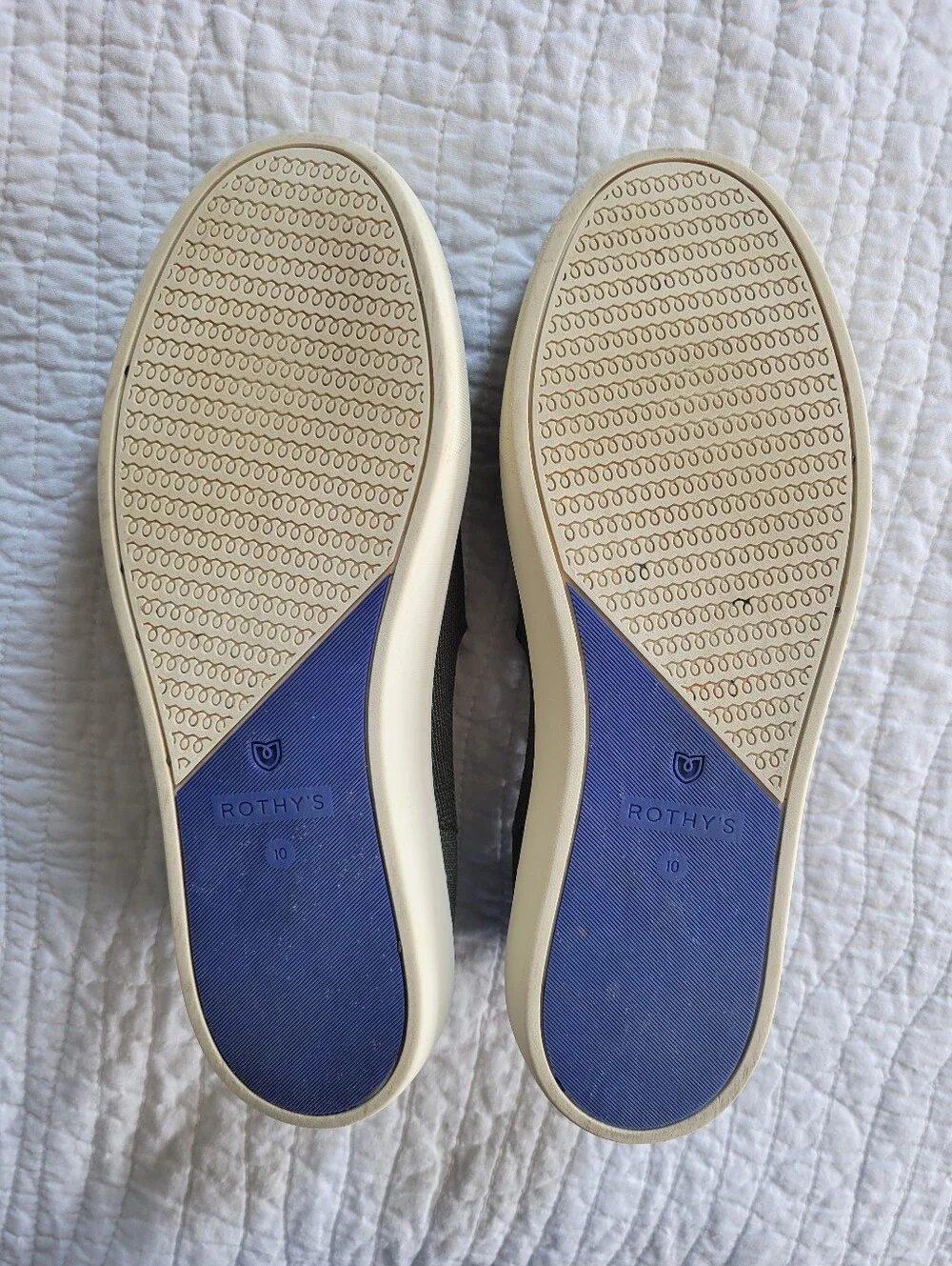 Rothy's Womens Olive Slip-On Sneakers - Picture 4 of 5